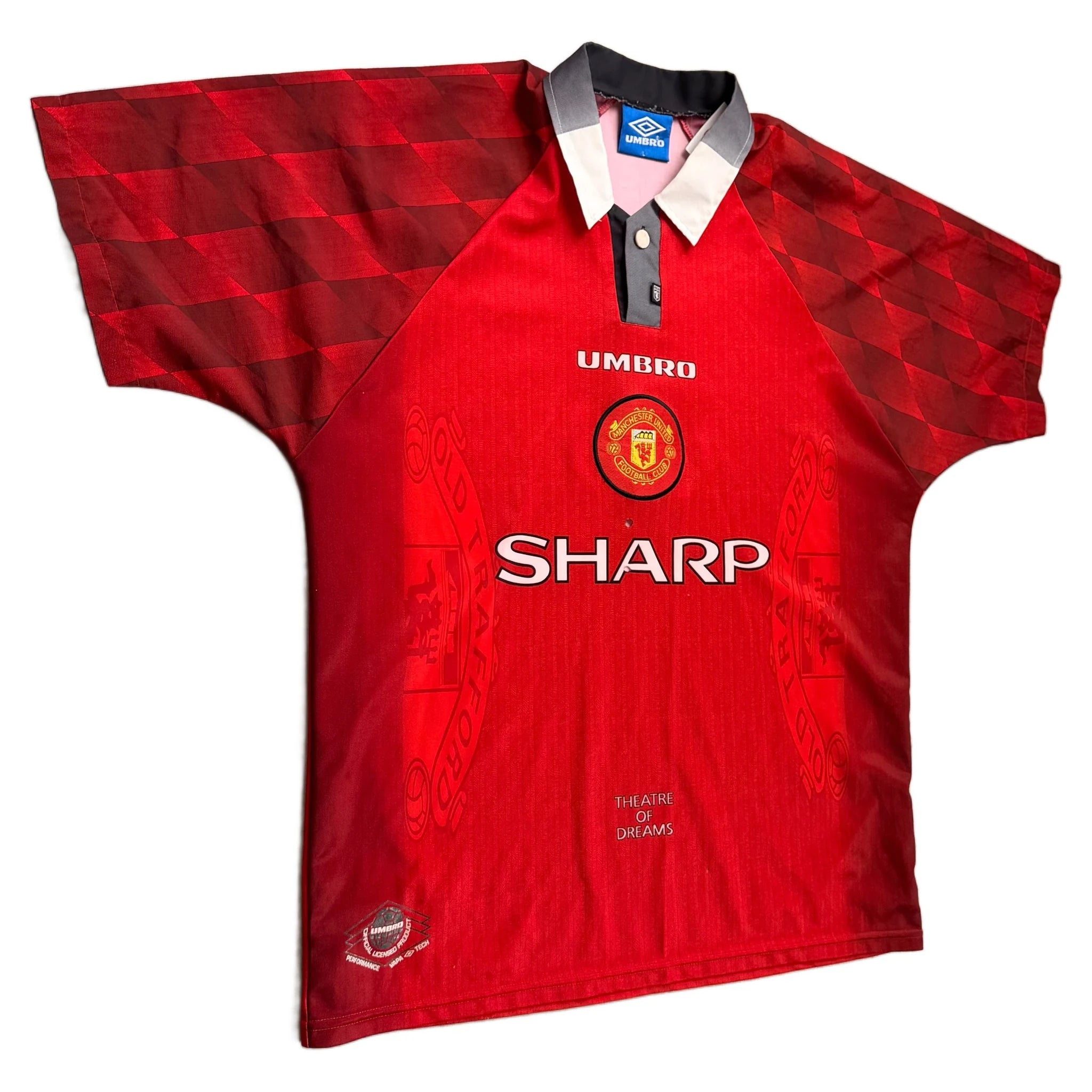 1996-97 Manchester United Home Shirt - L
