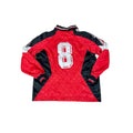 Rare Vintage Red + Black AC Milan Long Sleeve Tee - Small - The Streetwear Studio