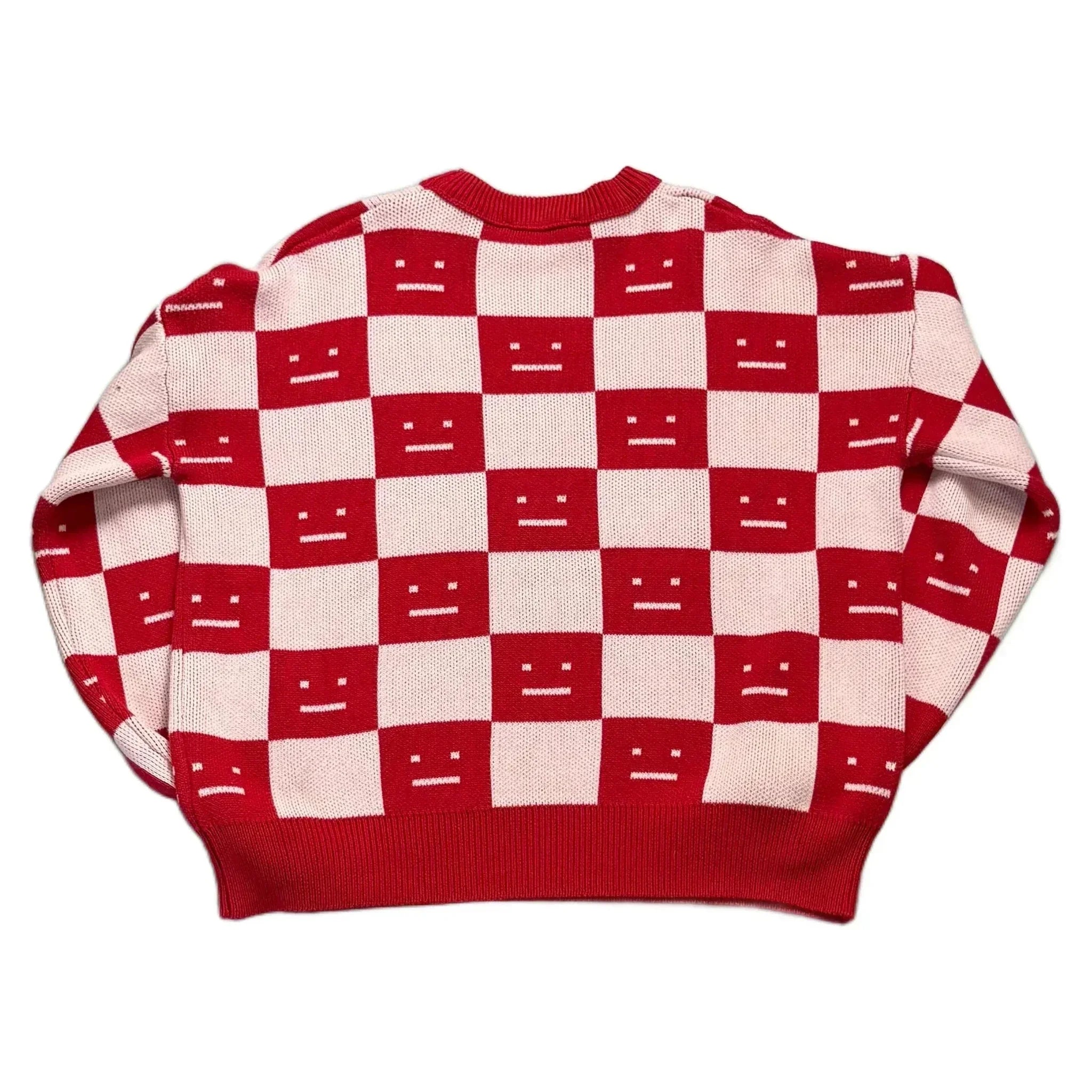 Red Acne Studios Knitted Sweatshirt - M | The Streetwear Studio