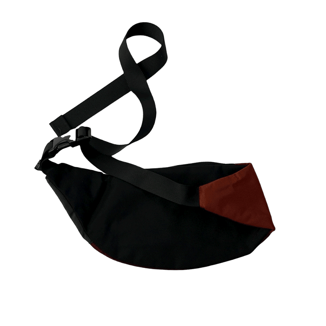 Red, Orange + Black Arc'Teryx x Beams FW17 Waist Bag - The Streetwear Studio