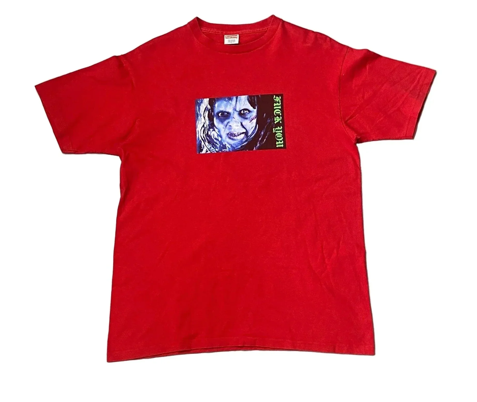 Red Supreme Exorcist Tee - L | The Streetwear Studio