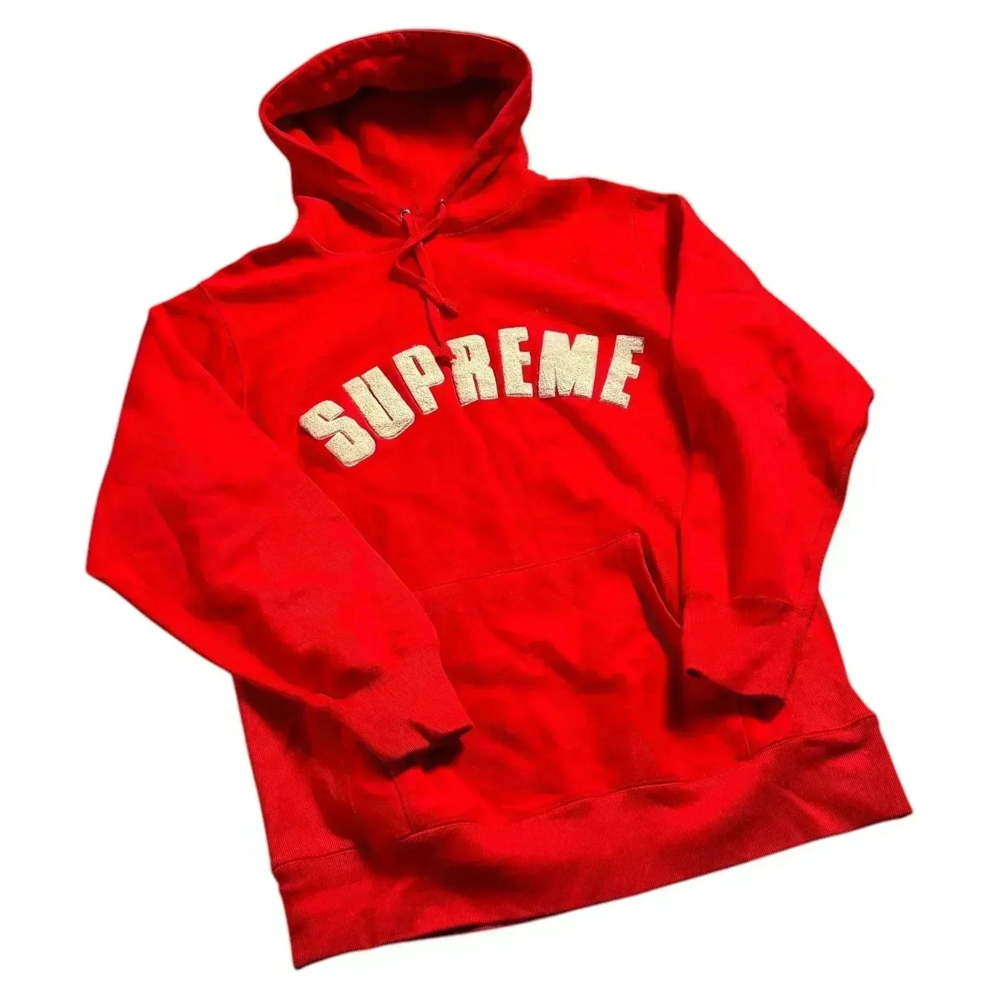 Red Supreme Hoodie - XL | The Streetwear Studio