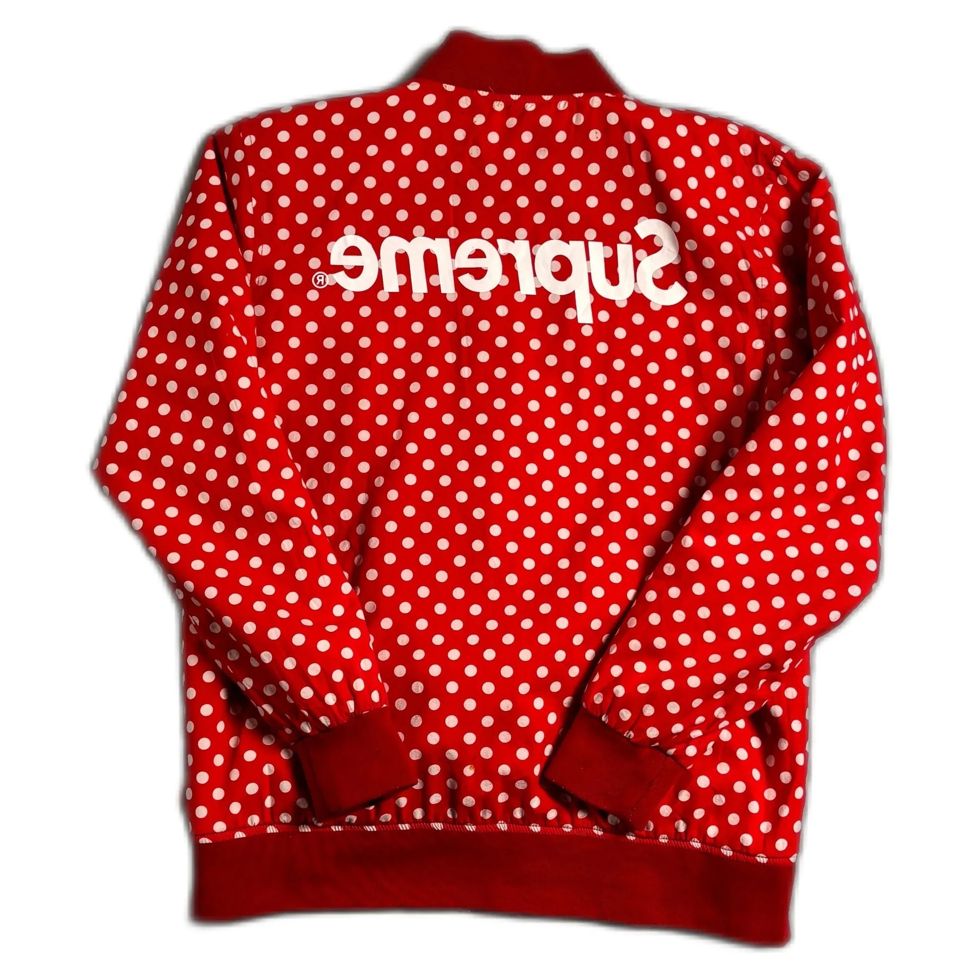 Red Supreme x Comme Des Garcons (CDG) Reversible Jacket - M | The Streetwear Studio
