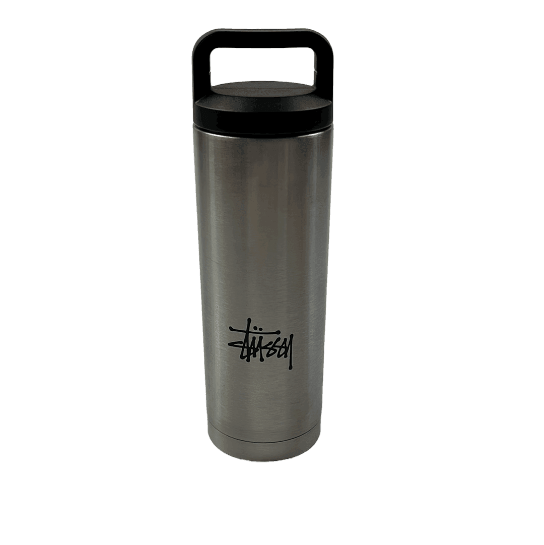 Silver Stussy Flask - The Streetwear Studio