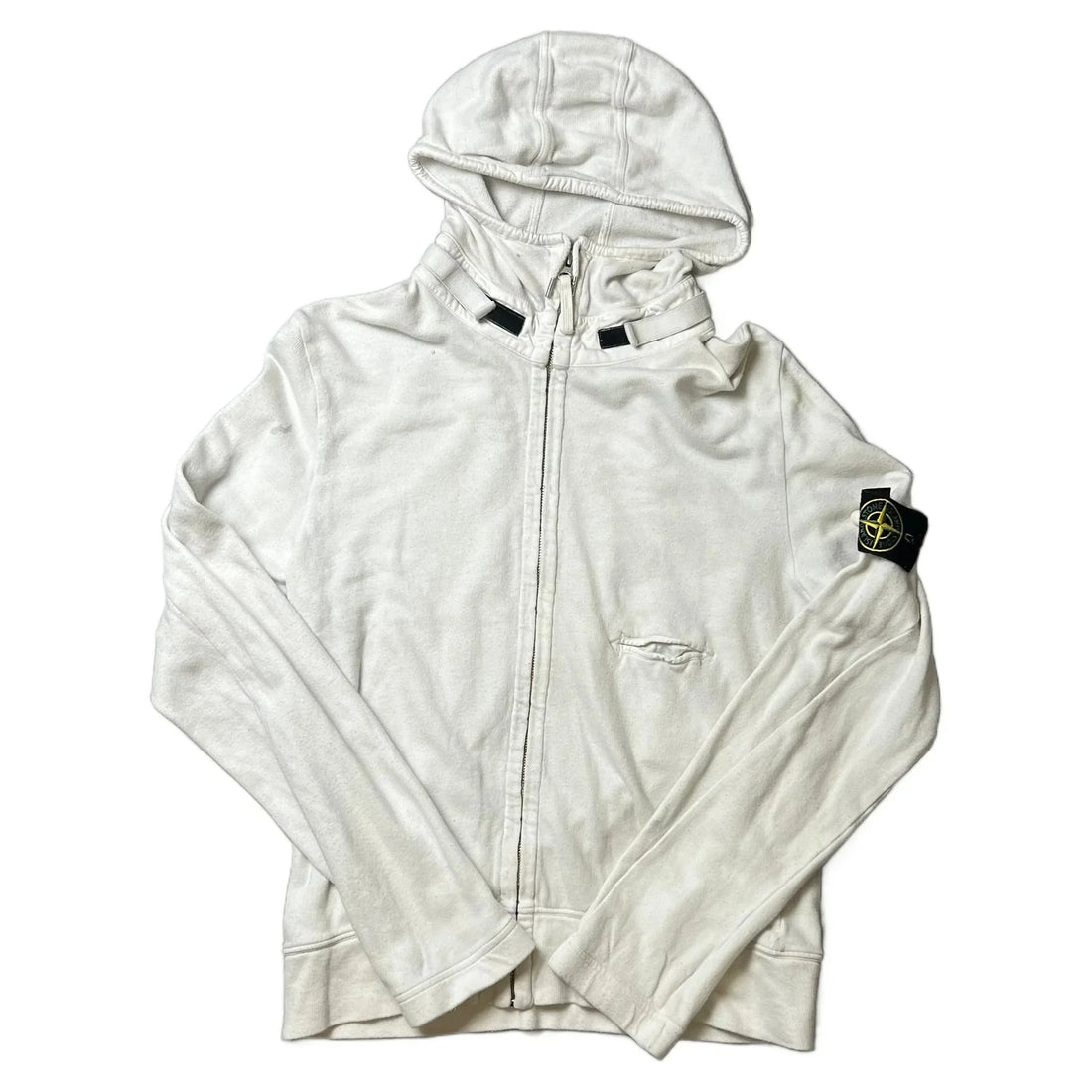 Stone Island Zip Up Hoodie - M | The Streetwear Studio