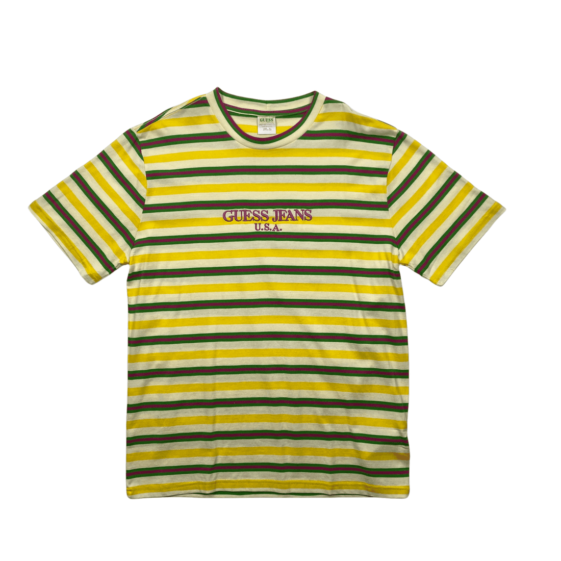 Striped Guess x Farmers Market Tee - Medium - The Streetwear Studio