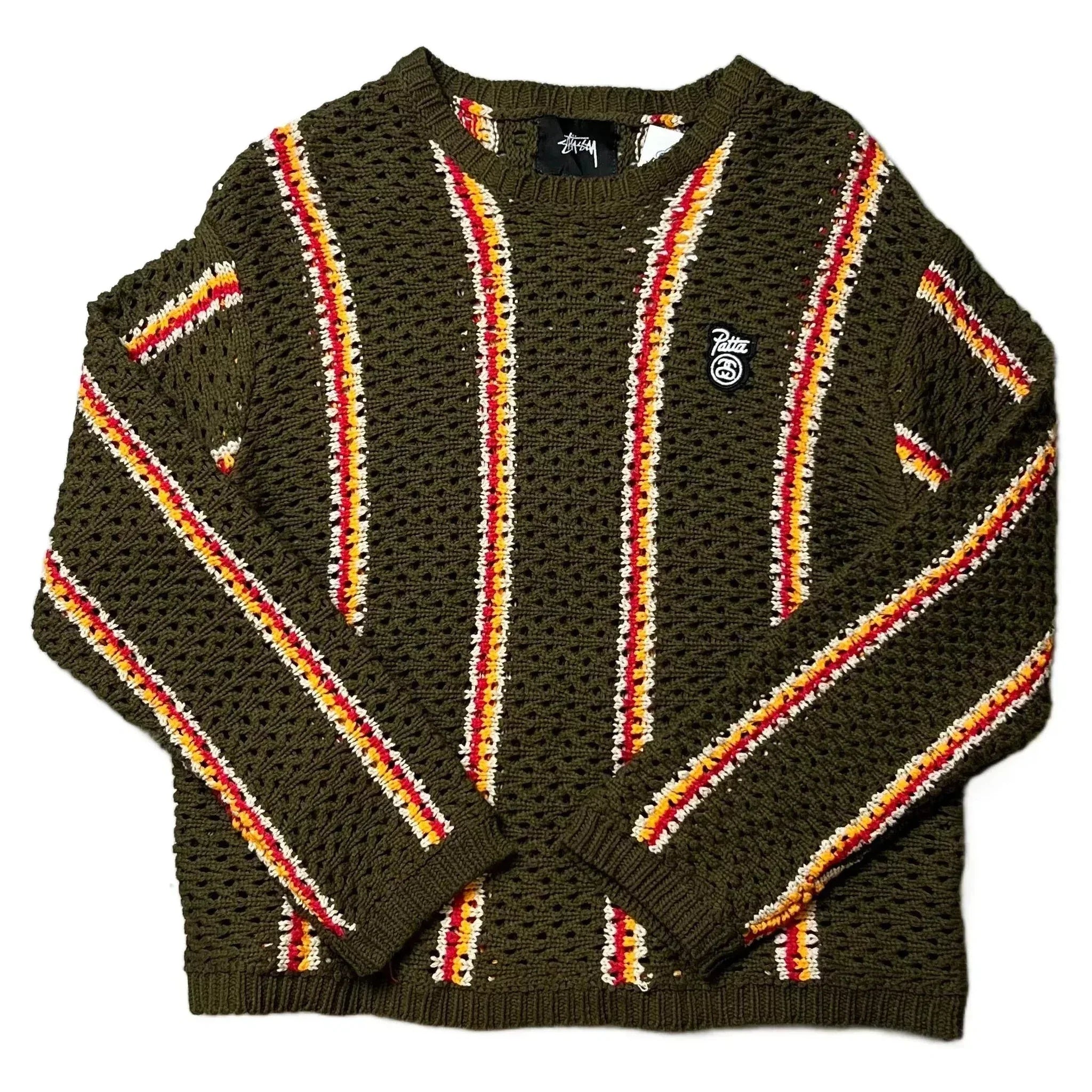 Stussy x Patta Knitted Sweatshirt - M | The Streetwear Studio