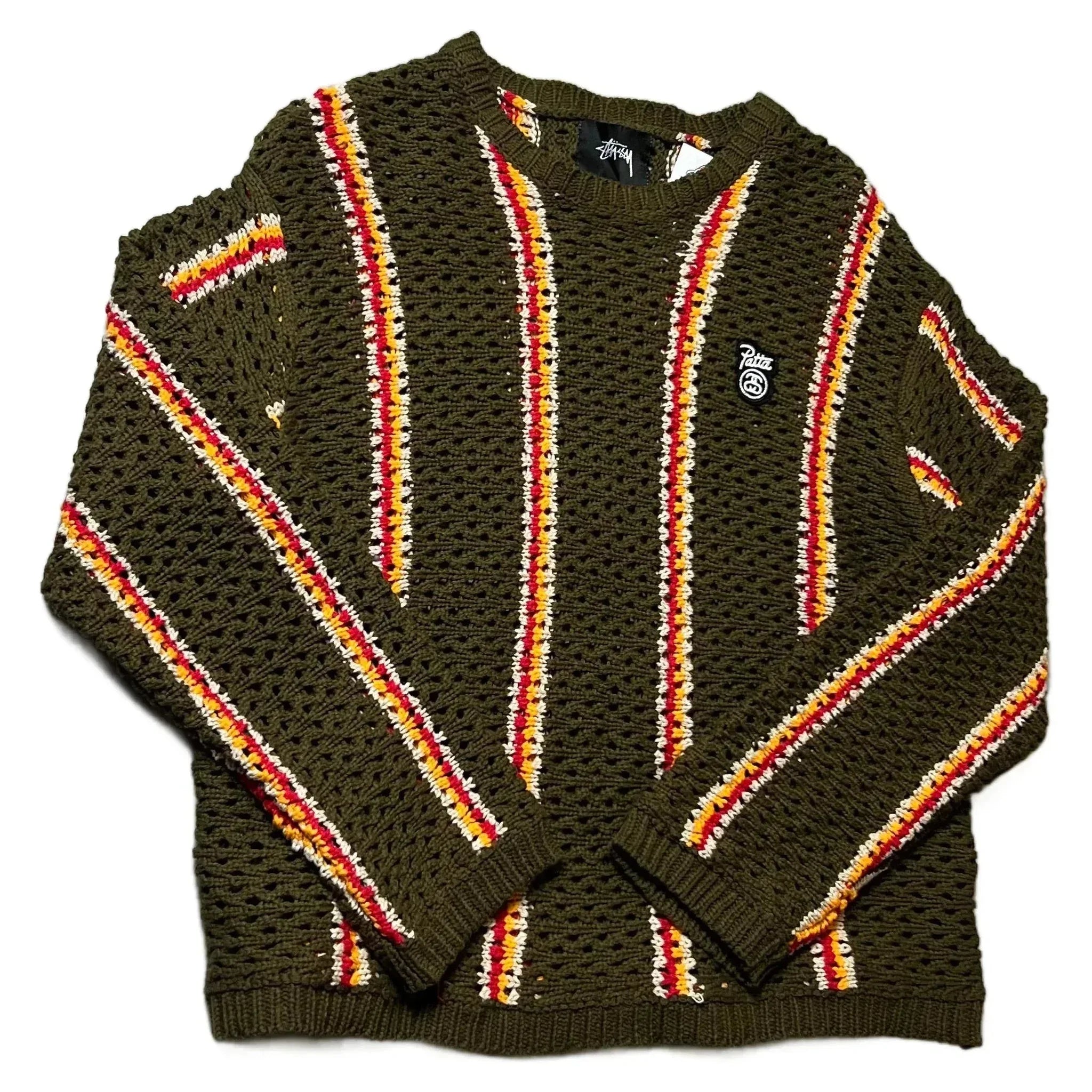 Stussy x Patta Knitted Sweatshirt - M | The Streetwear Studio