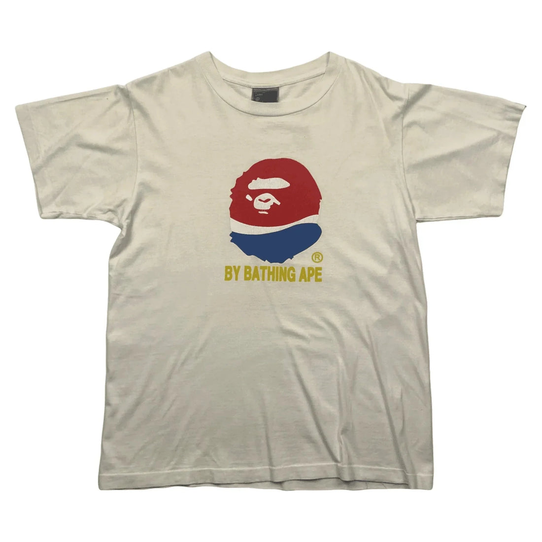 Vintage 2001 White A Bathing Ape (BAPE) x Pepsi Tee - L | The Streetwear Studio