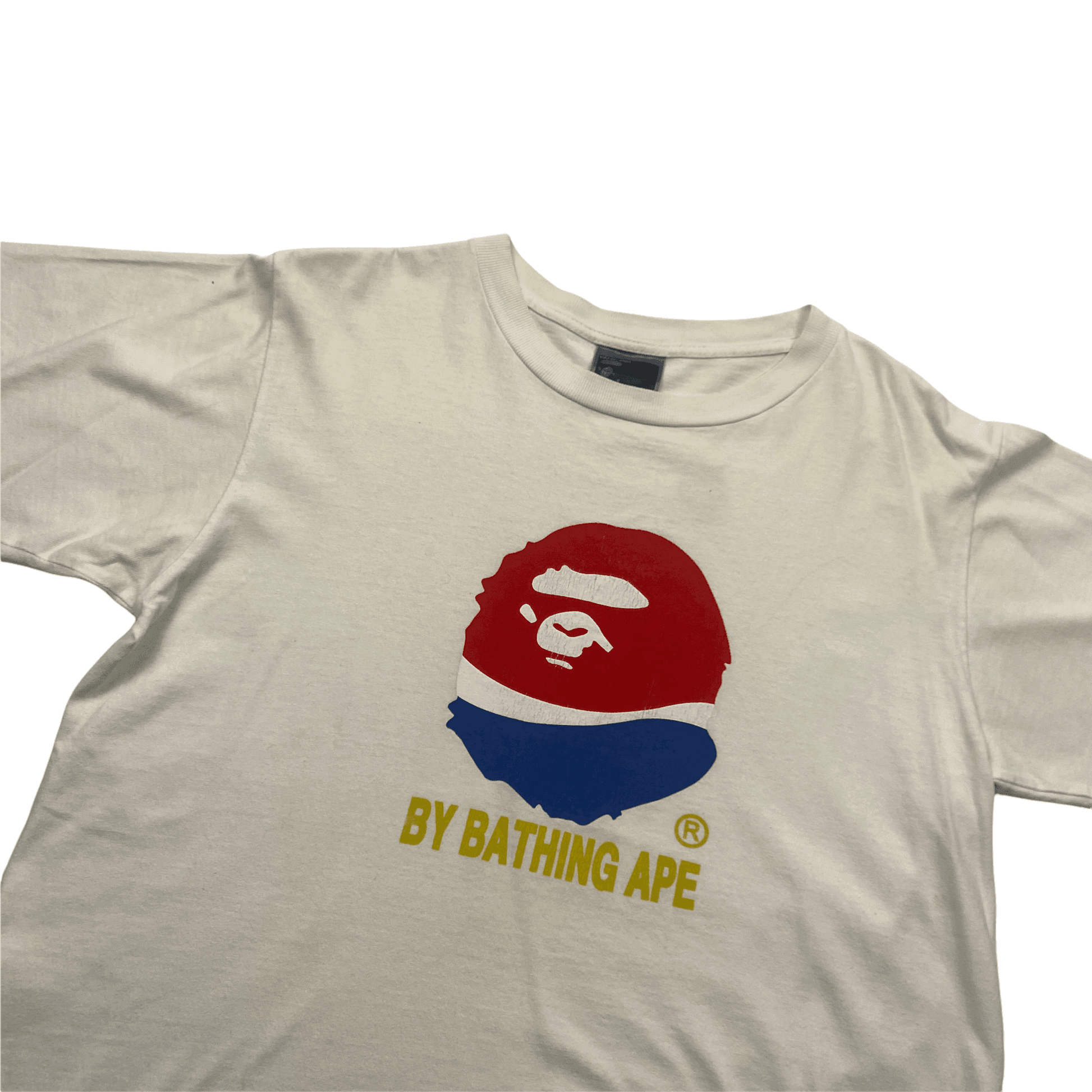 Vintage 2001 White A Bathing Ape (BAPE) x Pepsi Tee - Large - The Streetwear Studio