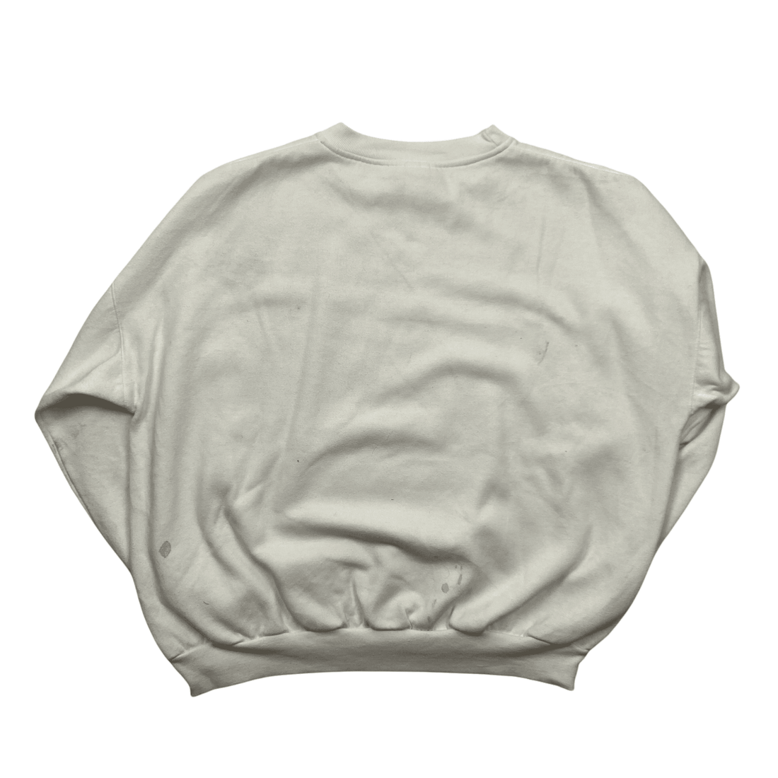 Vintage 80s White Adidas Tennis Spell-Out Sweatshirt - Large - The Streetwear Studio