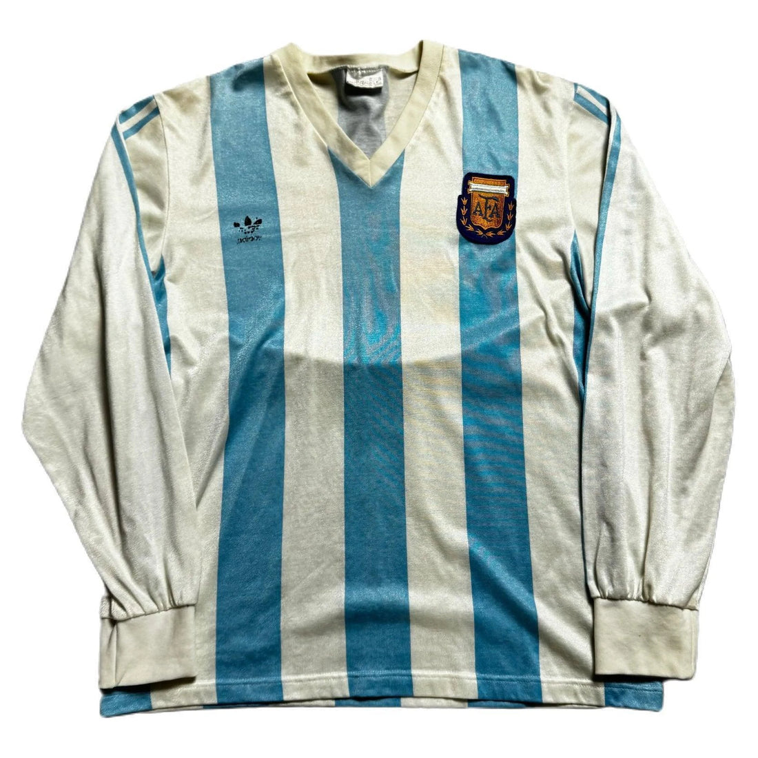 Vintage 90s Argentina Long Sleeve Home Shirt - M | The Streetwear Studio