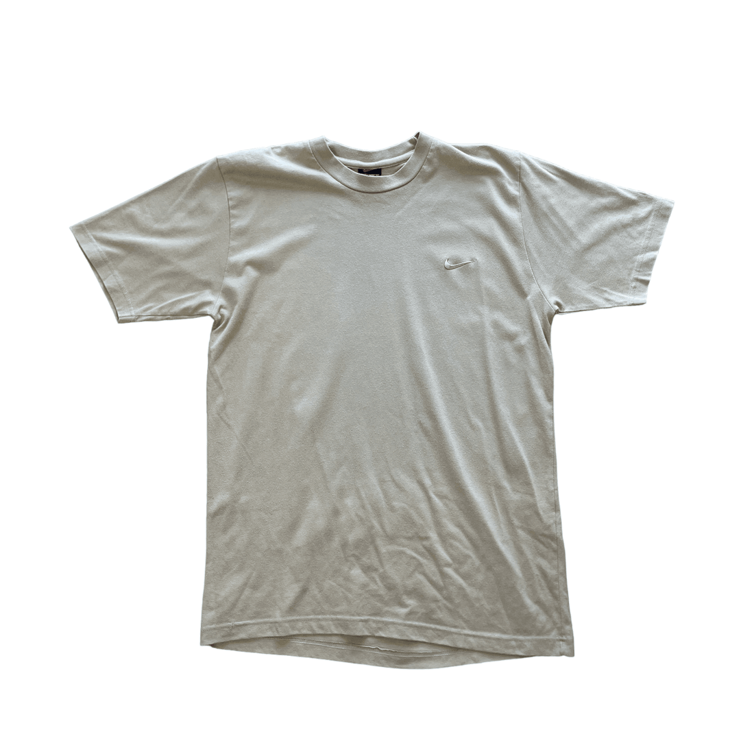 Vintage 90s Beige Nike Tee - Large - The Streetwear Studio