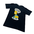 Vintage 90s Black Bart Simpson Graphic Tee - Medium - The Streetwear Studio