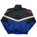 Vintage 90s Black, Blue, White + Purple Team USA Windbreaker Jacket - Large - The Streetwear Studio