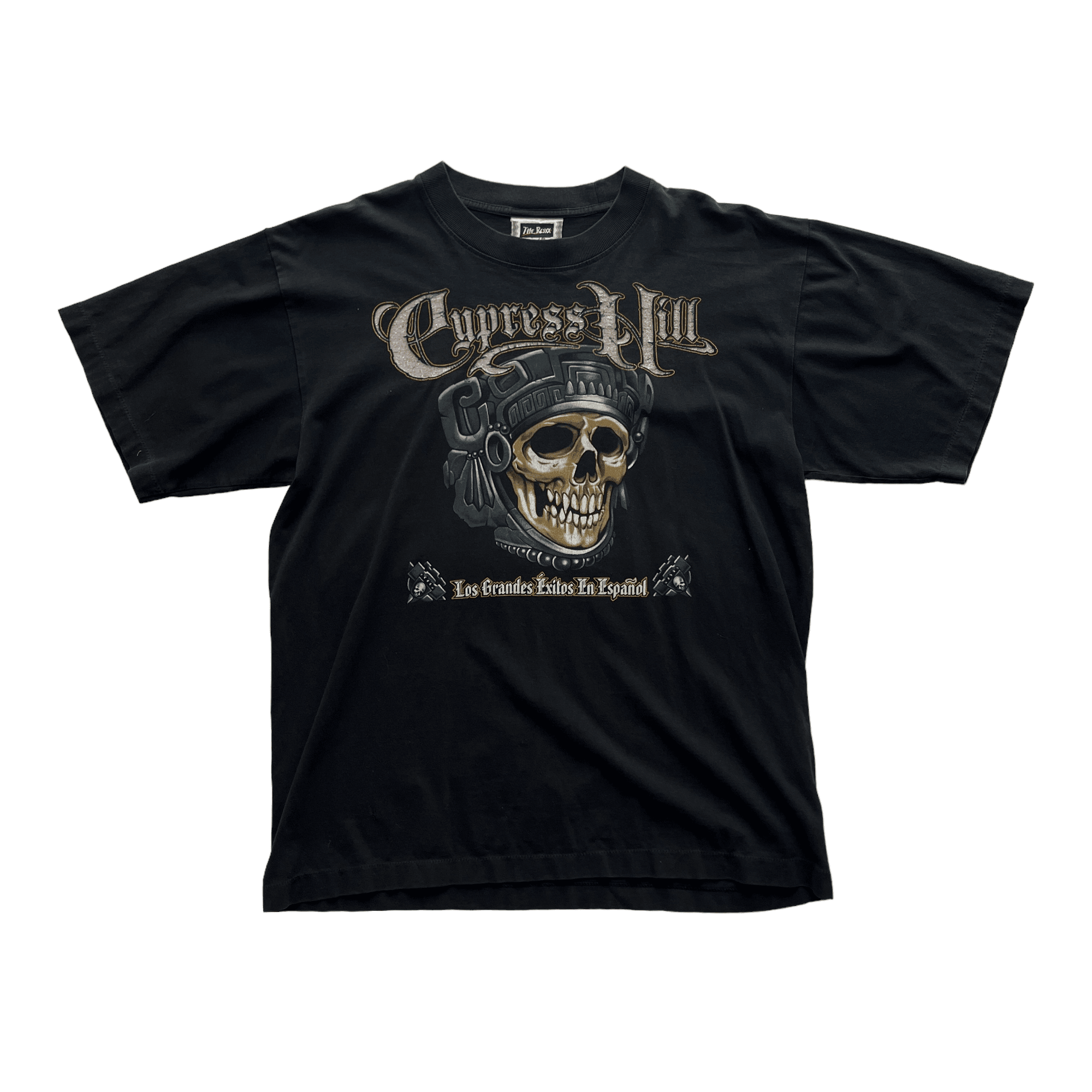 Vintage 90s Black Cypress Hill Graphic Tee - Large - The Streetwear Studio