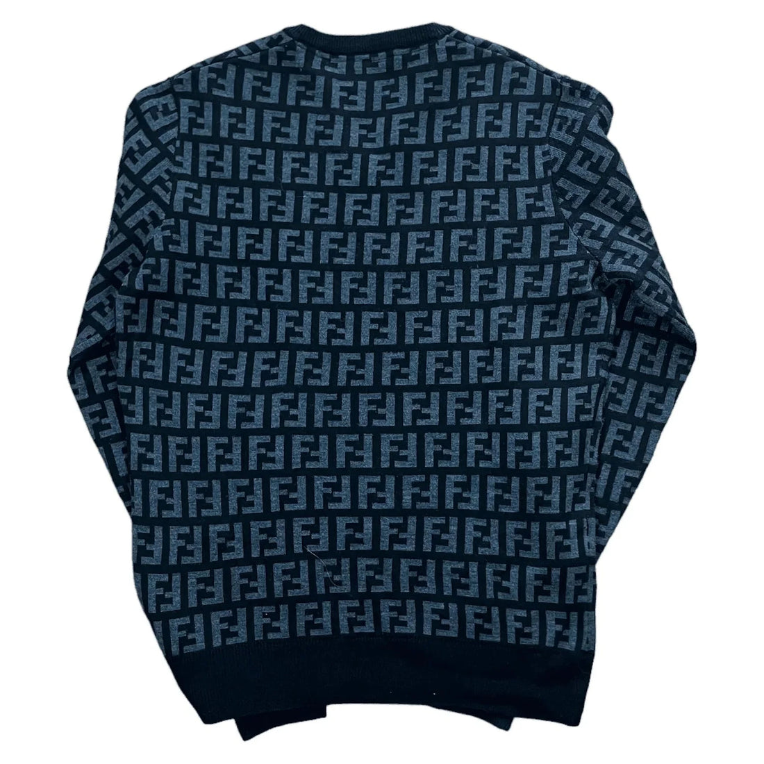 Vintage 90s Black Fendi Monogram Sweatshirt - Recommended Size - L | The Streetwear Studio