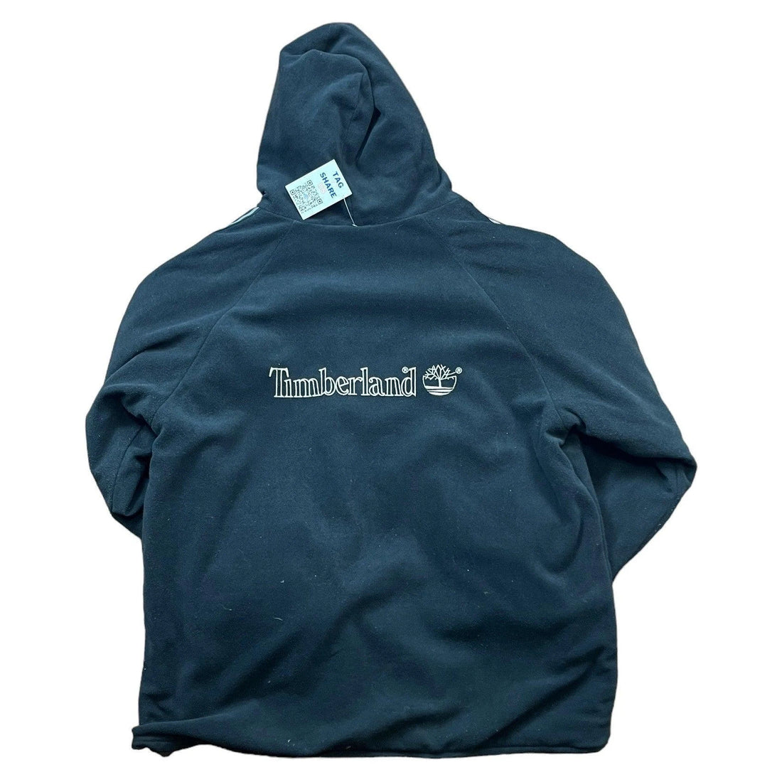 Vintage 90s Black + Grey Timberland Reversible Fleece/ Jacket - XL | The Streetwear Studio