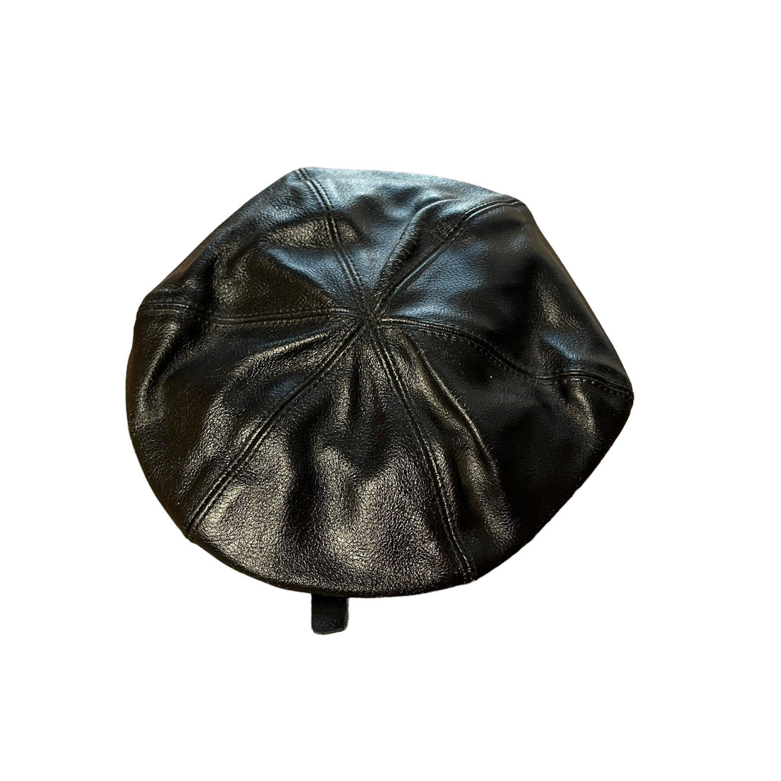 Vintage 90s Black Harley Davidson Leather Hat - The Streetwear Studio