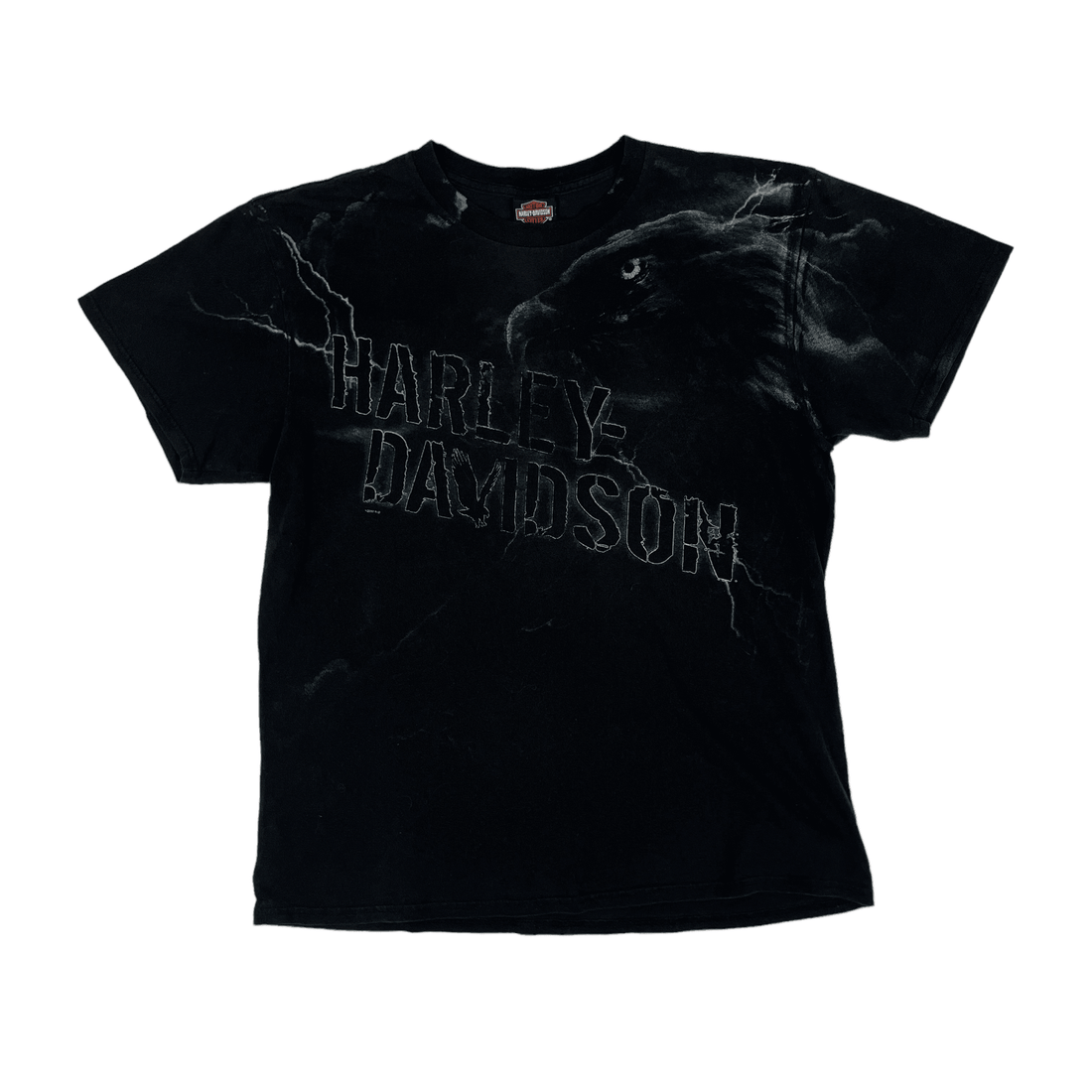Vintage 90s Black Harley Davidson Tee - Large - The Streetwear Studio