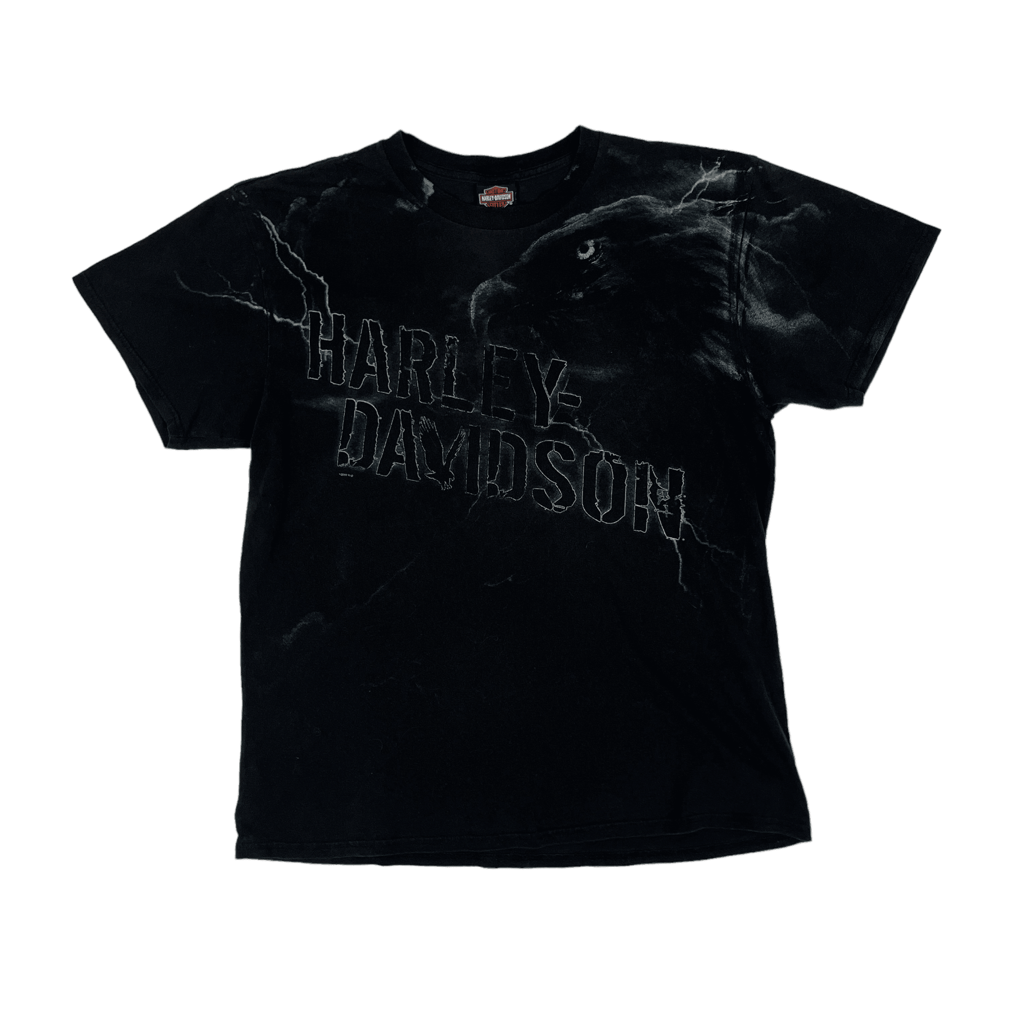 Vintage 90s Black Harley Davidson Tee - Large - The Streetwear Studio