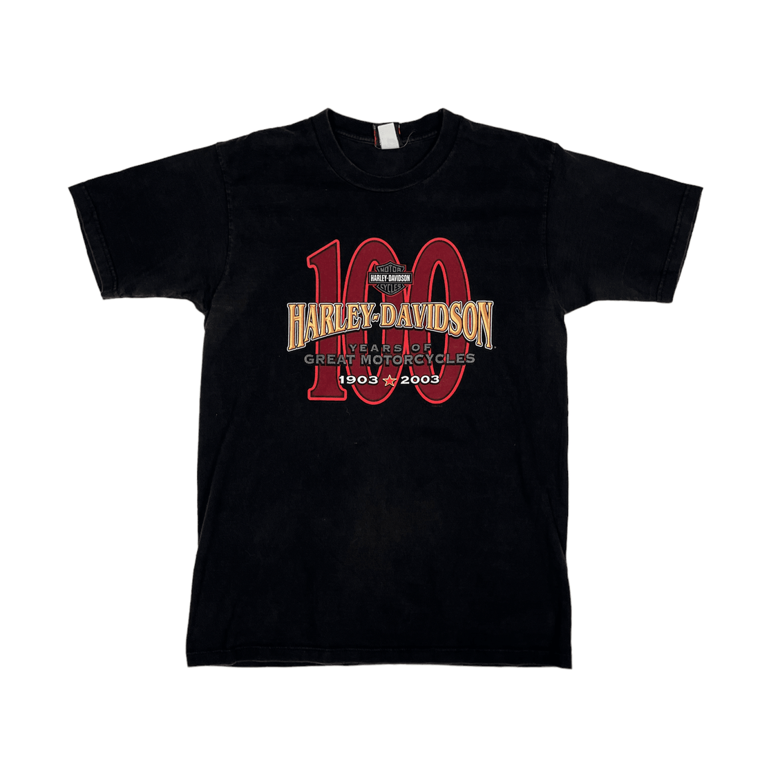 Vintage 90s Black Harley Davidson Tee - Large - The Streetwear Studio