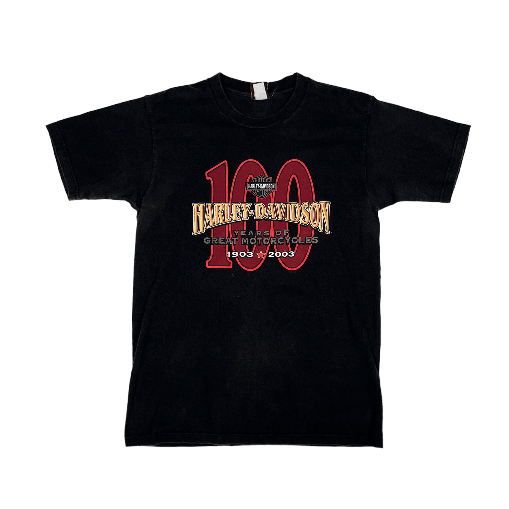 Vintage 90s Black Harley Davidson Tee - Large - The Streetwear Studio