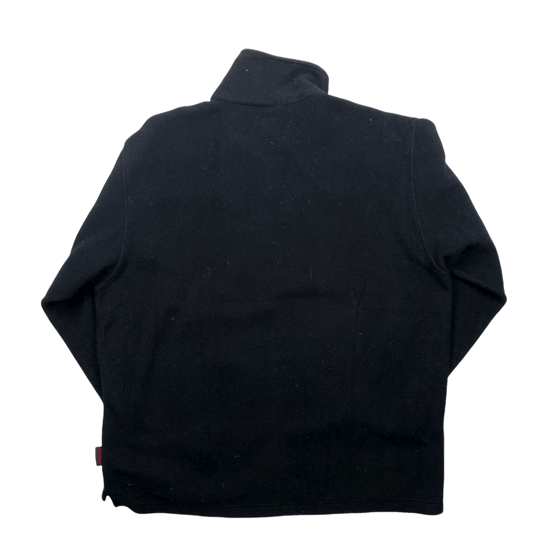 Vintage 90s Black Marlboro Half Zip Fleece - Extra Large - The Streetwear Studio