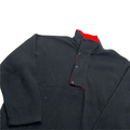 Vintage 90s Black Marlboro Half Zip Fleece - Extra Large - The Streetwear Studio