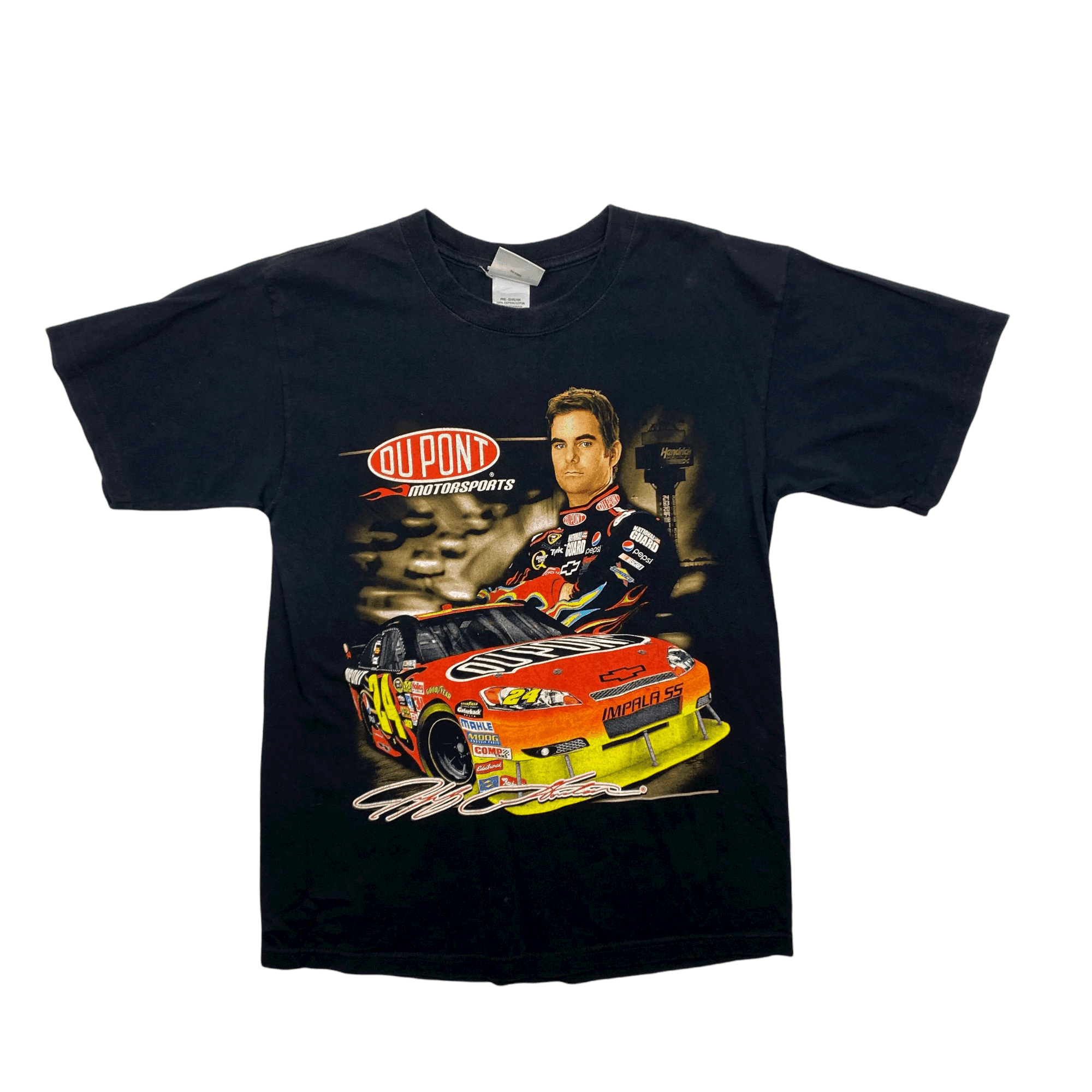 Vintage 90s Black NASCAR Tee - Medium - The Streetwear Studio