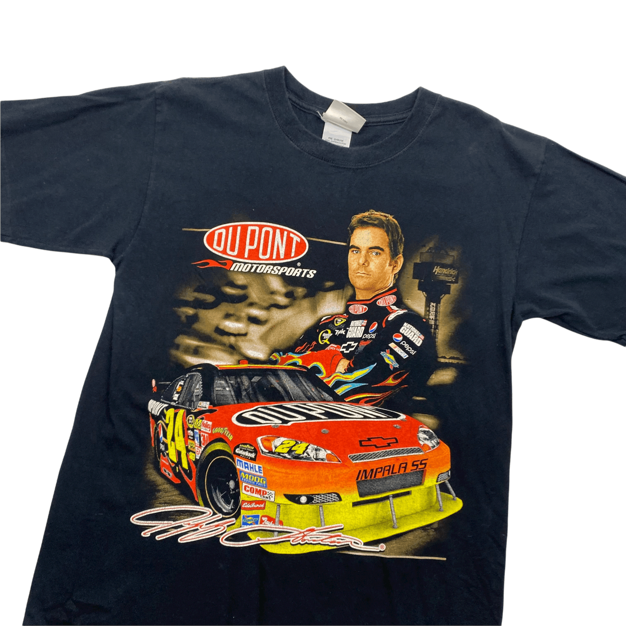 Vintage 90s Black NASCAR Tee - Medium - The Streetwear Studio