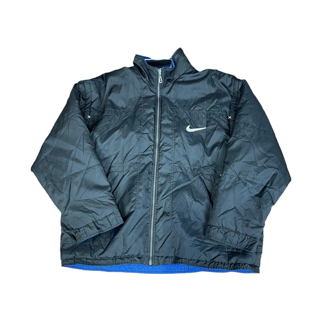 Vintage 90s Black Nike Coat - Extra Large - The Streetwear Studio