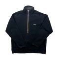 Vintage 90s Black Patagonia Half Zip Synchilla Fleece - Extra Large - The Streetwear Studio