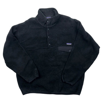 Vintage 90s Black Patagonia Synchilla Fleece - L | The Streetwear Studio