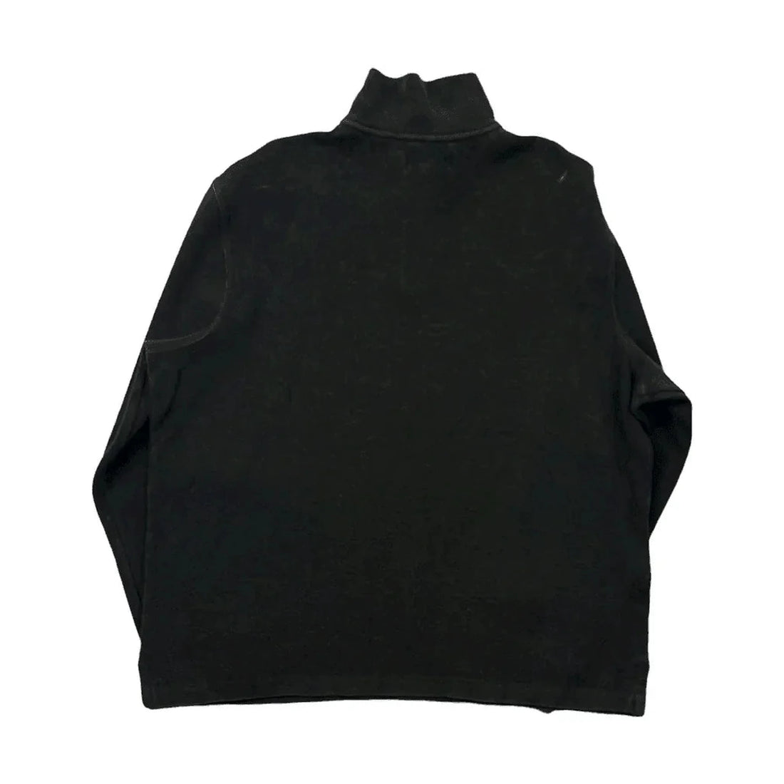 Vintage 90s Black Polo Ralph Lauren 1/4 Zip Sweatshirt - XL | The Streetwear Studio