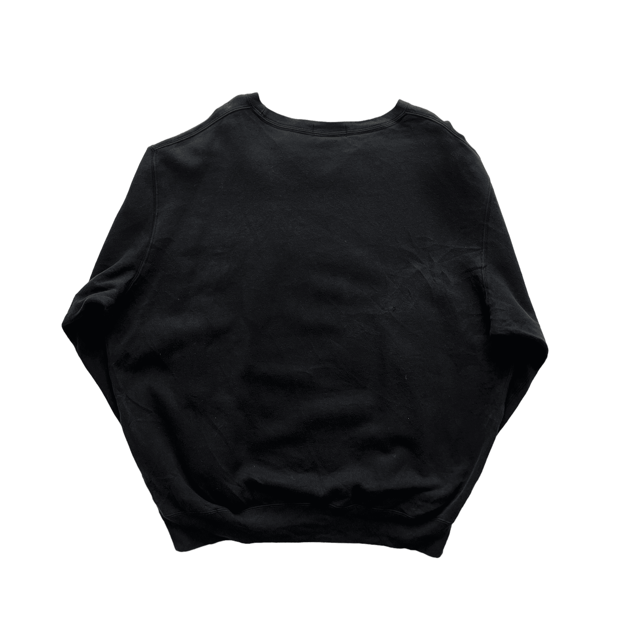 Vintage 90s Black Polo Ralph Lauren Sweatshirt - Extra Large - The Streetwear Studio