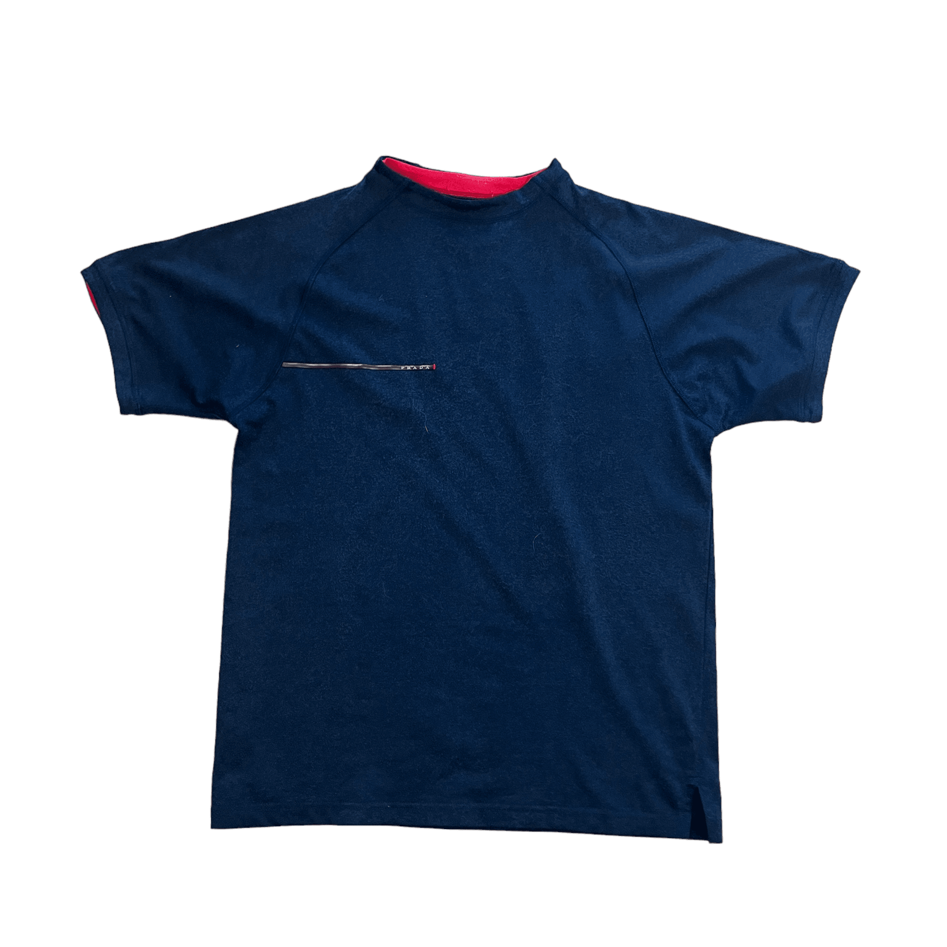 Vintage 90s Black Prada Tee - Extra Large - The Streetwear Studio