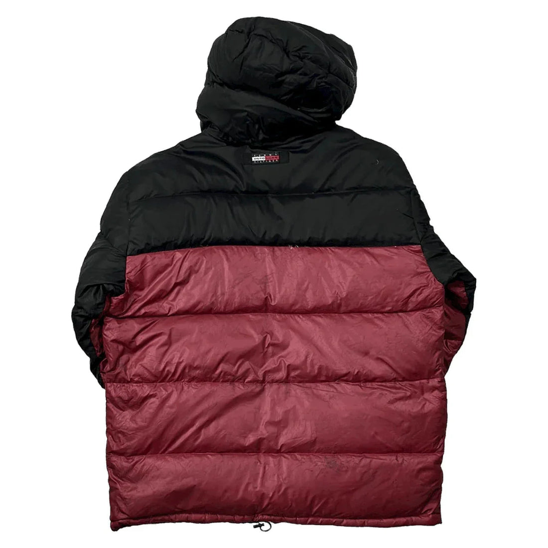 Vintage 90s Black + Red Tommy Hilfiger Outdoors Puffer Coat/ Jacket - XL | The Streetwear Studio