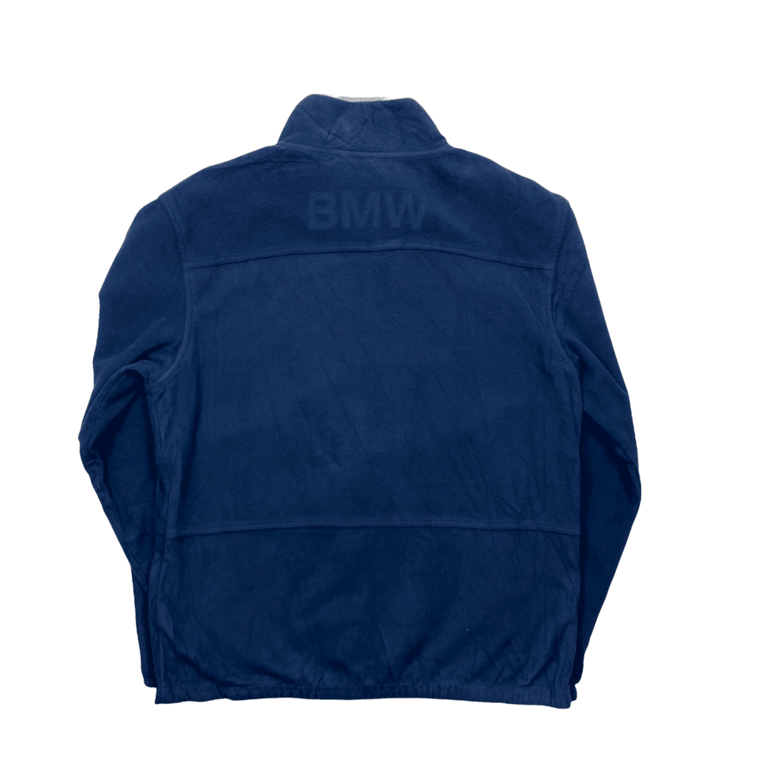 Vintage 90s Blue BMW Full Zip Fleece - Extra Large (Recommended Size - Large) - The Streetwear Studio