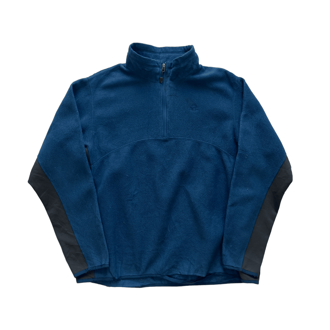 Vintage 90s Blue + Grey Nike ACG Quarter Zip Fleece - Extra Large - The Streetwear Studio
