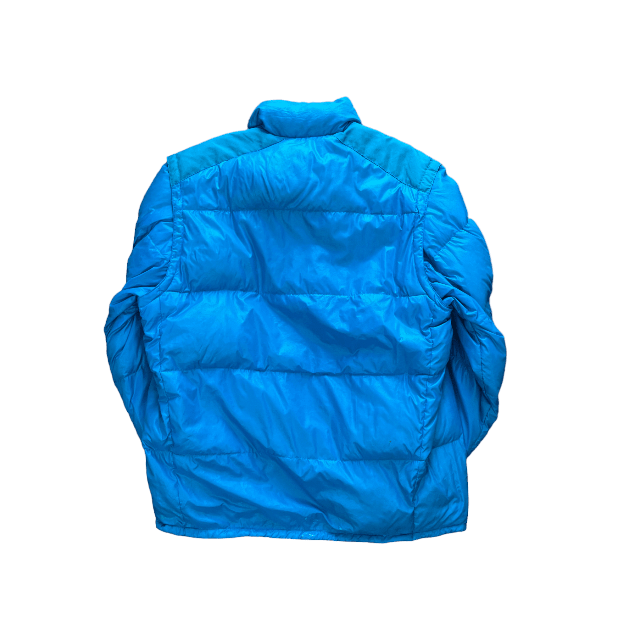 Vintage 90s Blue Moncler Grenoble Puffer Coat - Medium - The Streetwear Studio