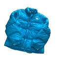 Vintage 90s Blue Moncler Grenoble Puffer Coat - Medium - The Streetwear Studio