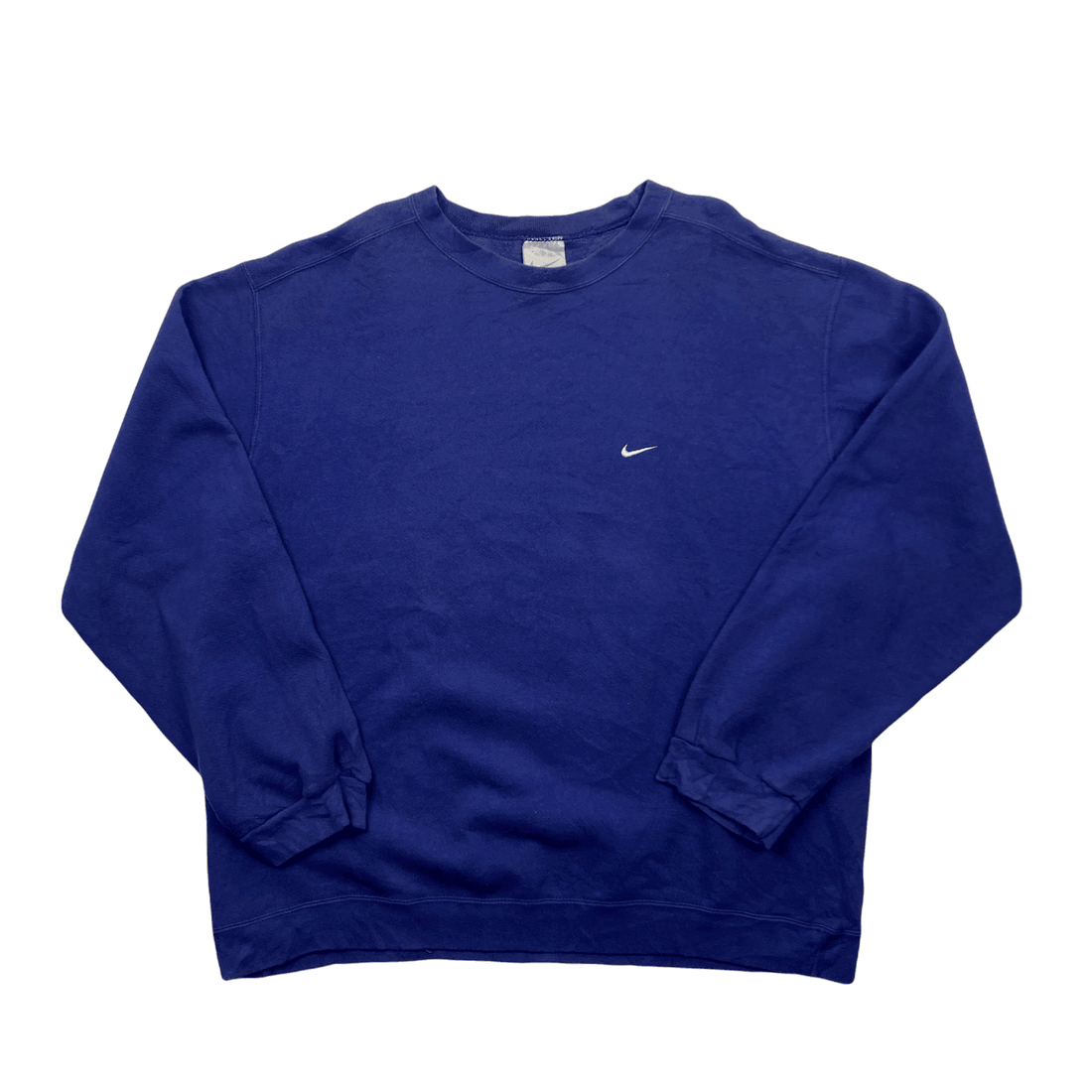 Vintage 90s Blue Nike Sweatshirt - Extra Large - The Streetwear Studio