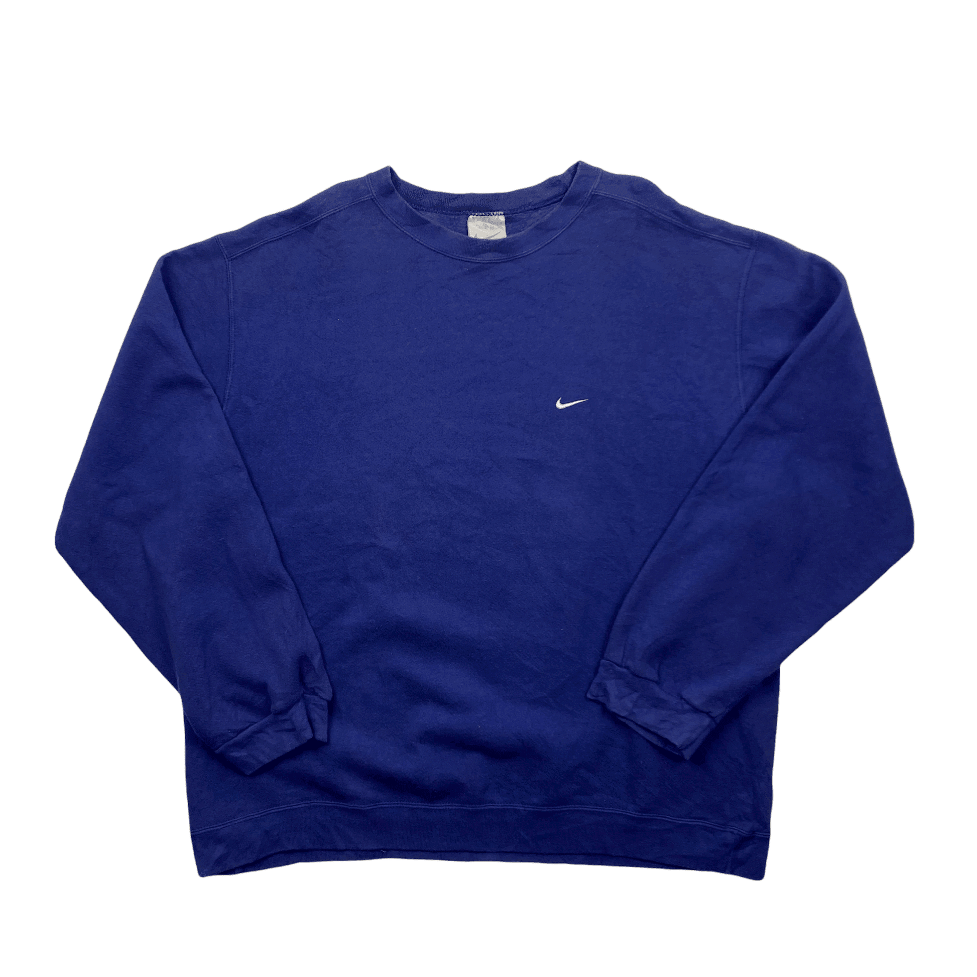 Vintage 90s Blue Nike Sweatshirt - Extra Large - The Streetwear Studio