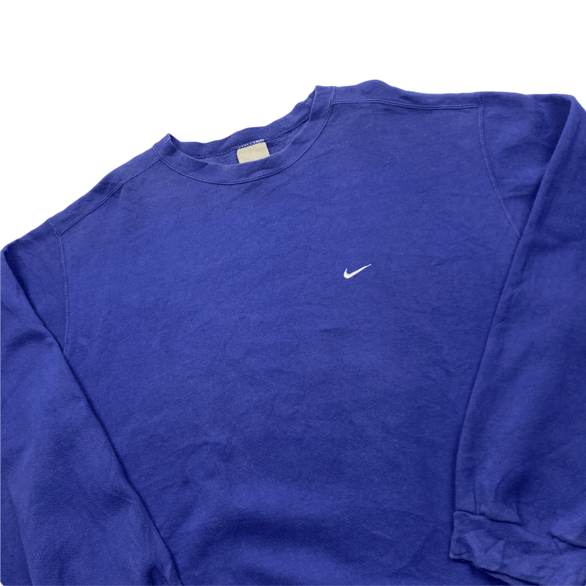 Vintage 90s Blue Nike Sweatshirt - Extra Large - The Streetwear Studio