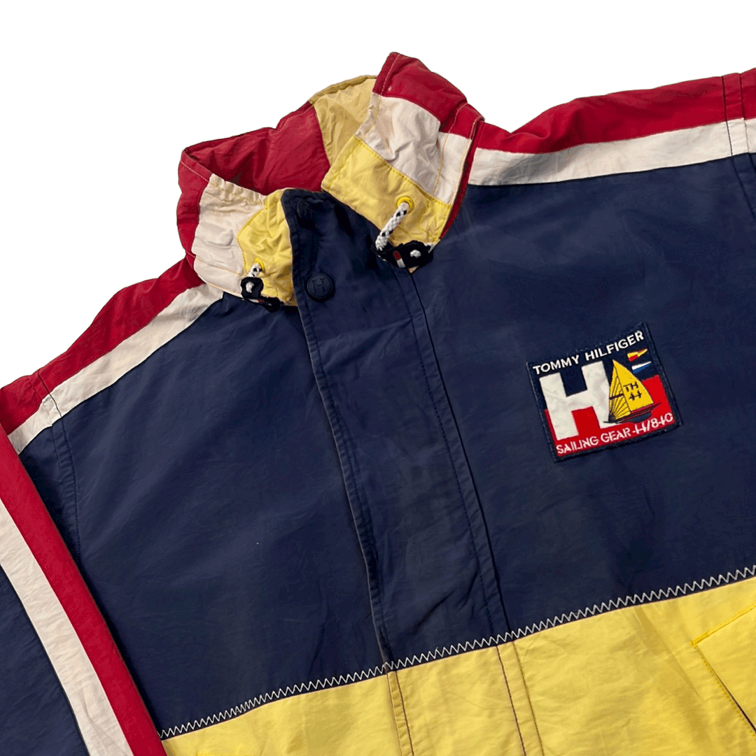 Sailing Gear Tommy Hilfiger Yellow Red And Blue Jacket Tommy