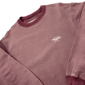 Vintage 90s Burgundy Avirex Sweatshirt - Medium - The Streetwear Studio