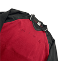 Vintage 90s Burgundy + Black Nike Spell-Out Sweatshirt - Large - The Streetwear Studio