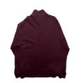 Vintage 90s Burgundy Polo Ralph Lauren Quarter Zip Sweatshirt - Extra Large - The Streetwear Studio