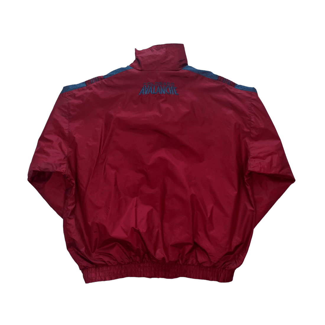 Vintage 90s Burgundy Pro Player Colorado Avalanche Jacket - Extra Large - The Streetwear Studio
